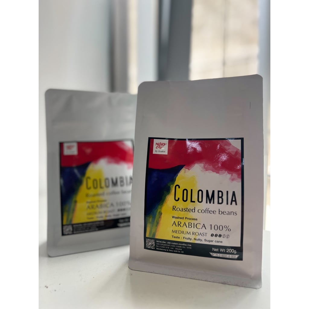 เมล็ดกาแฟคั่ว โคลอมเบีย NATUR CAFA  อาราบิก้า 100% (คั่วกลาง)_2